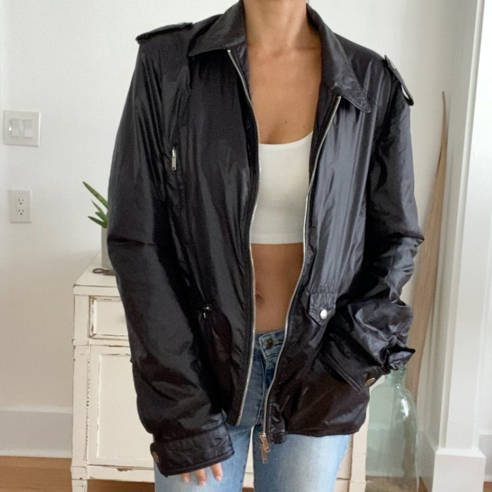 Gucci Black Jacket Men's Vintage RARE! Size 50.